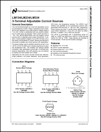 Click here to download LM334MDC Datasheet