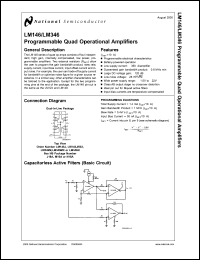 Click here to download LM346J Datasheet