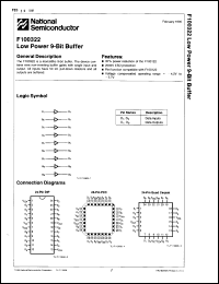 Click here to download 100322FMQB Datasheet