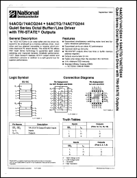 Click here to download 74ACQ244DCQR Datasheet