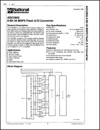 Click here to download ADC0882CCN Datasheet