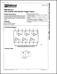 Click here to download DM74ALS14 Datasheet