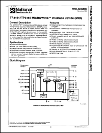 Click here to download TP3464N Datasheet