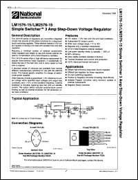 Click here to download LM2576K-15 Datasheet