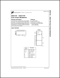 Click here to download 54AC153F Datasheet