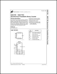 Click here to download 54AC163L Datasheet