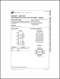 Click here to download 54AC240L Datasheet