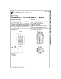 Click here to download 54FCT540 Datasheet