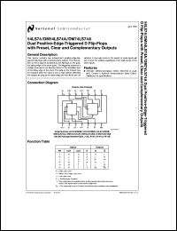 Click here to download 54LS74 Datasheet