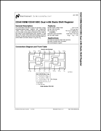 Click here to download CD4015BC Datasheet