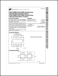 Click here to download CD40192BM Datasheet
