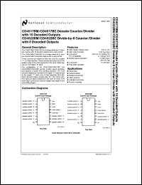 Click here to download CD4022BCN Datasheet