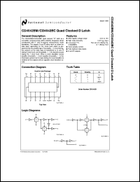 Click here to download CD4042BC Datasheet