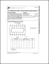 Click here to download CD4512BM Datasheet