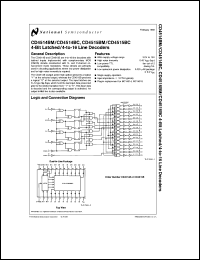 Click here to download CD4514BM Datasheet