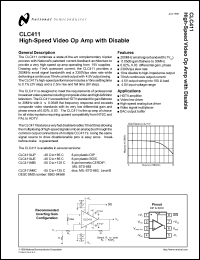 Click here to download CLC411A8B Datasheet