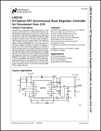 Click here to download LM2743 Datasheet