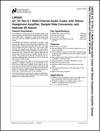Click here to download LM4550VH Datasheet