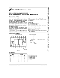 Click here to download MM74HC123AJ Datasheet