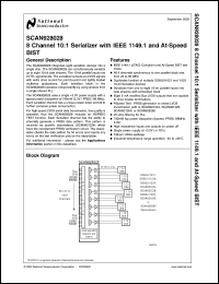 Click here to download SCAN928028TUFX Datasheet