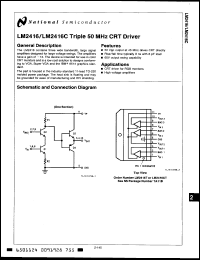 Click here to download LM2416 Datasheet