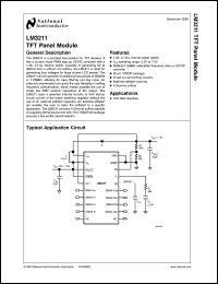 Click here to download LM3211MTX-ADJ Datasheet