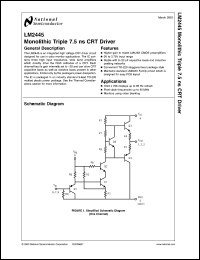 Click here to download LM2445TA Datasheet