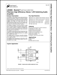Click here to download LM4666 Datasheet