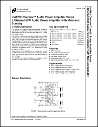 Click here to download LM4782 Datasheet
