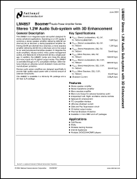 Click here to download LM4857ITL Datasheet