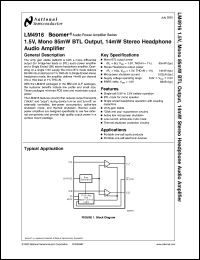 Click here to download LM4916LD Datasheet