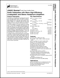 Click here to download LM4931ITL Datasheet