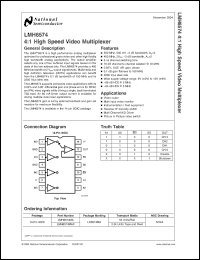 Click here to download LMH6574MAX Datasheet