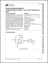 Click here to download LMH6723MAX Datasheet