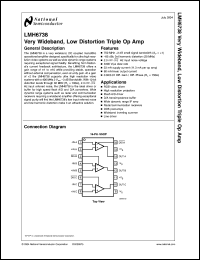Click here to download LMH6738MQ Datasheet