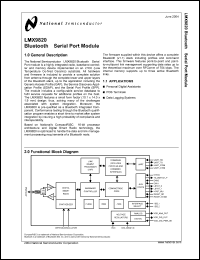 Click here to download LMX9820SBX Datasheet
