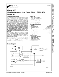 Click here to download ADC081000CIYB Datasheet