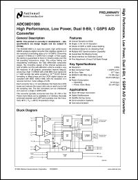 Click here to download ADC08D1000CIYB Datasheet