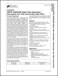 Click here to download CLC031AVEC Datasheet
