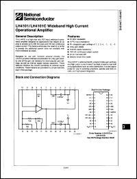 Click here to download LH4101D Datasheet