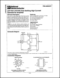 Click here to download LH4104CG Datasheet
