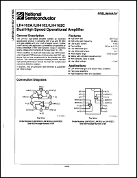 Click here to download LH4162CJ Datasheet