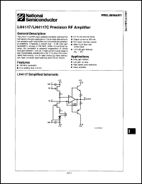 Click here to download LH4117D Datasheet