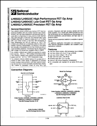 Click here to download LH0042CD Datasheet