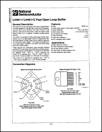 Click here to download LH4011CK Datasheet