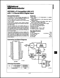 Click here to download ADC0829CCN Datasheet