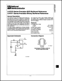 Click here to download LH0070CN Datasheet