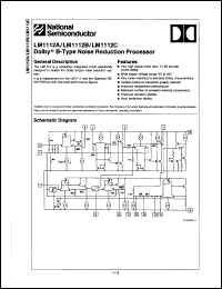 Click here to download LM1112BN Datasheet