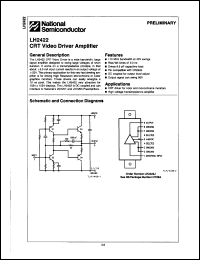 Click here to download LH2422J Datasheet