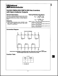 Click here to download 54LS05 Datasheet